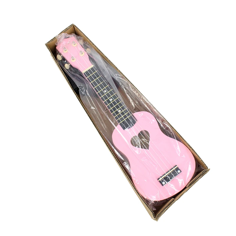 

China Ukulele Manufacturers Wholesale Cheap Colorful Pink Ukulele With Case