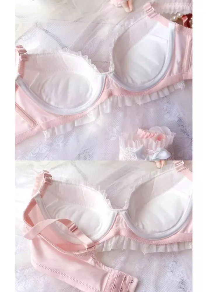 

Распродажа SG Flash! MOYISU японский кавайный бюстгальтер с вышивкой, тонкая чашка, пуш-ап, милый сексуальный бюстгальтер без косточек для девочек-студенток, бесплатная доставка