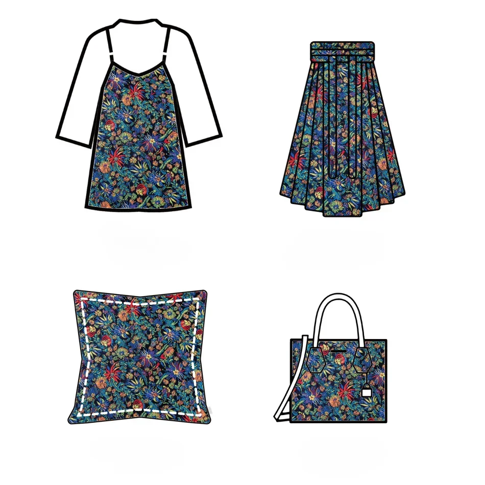 Fashion Relief Flower Jacquard Fabric Women\'s Suit Dress Bag Decorative Sewing Fabric