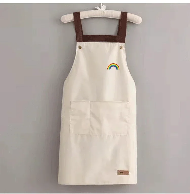 Waterproof Kitchen Apron with Large Pocket for Restaurants