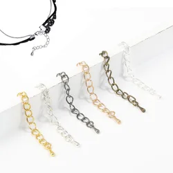 10Pcs/Lot 55mm Metal Iron Extended Extension Tail Chain Connector For DIY Jewelry Making Ends Bracelet Necklace Accessories