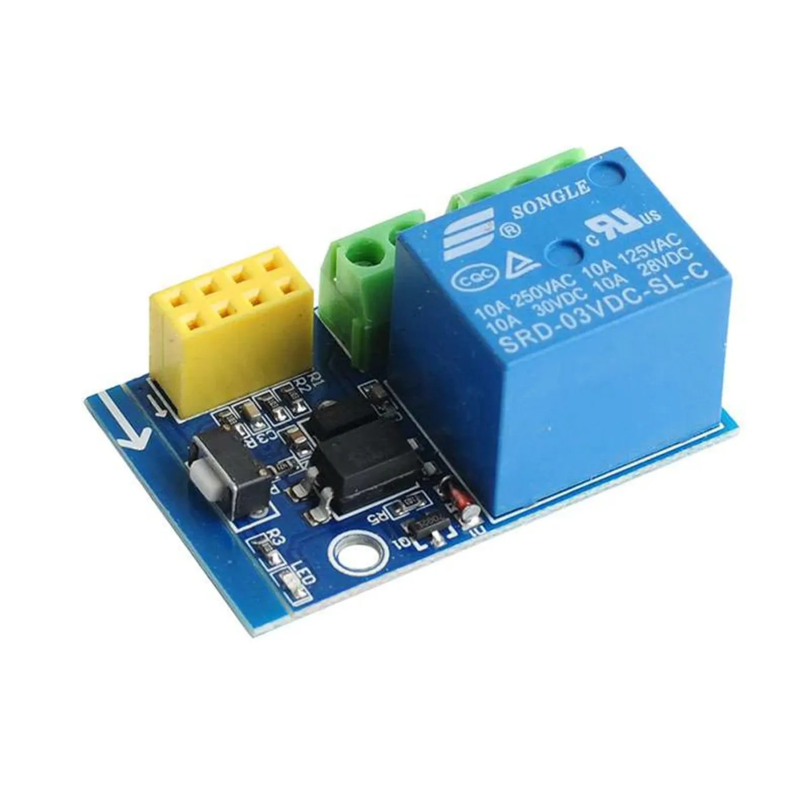 Imagem -02 - Módulo de Relé Interruptor Controle Remoto Módulo Wi-fi sem Fio para Arduino Iot Casa Inteligente Internet das Coisas Peças Dc3v Esp8266 Esp01