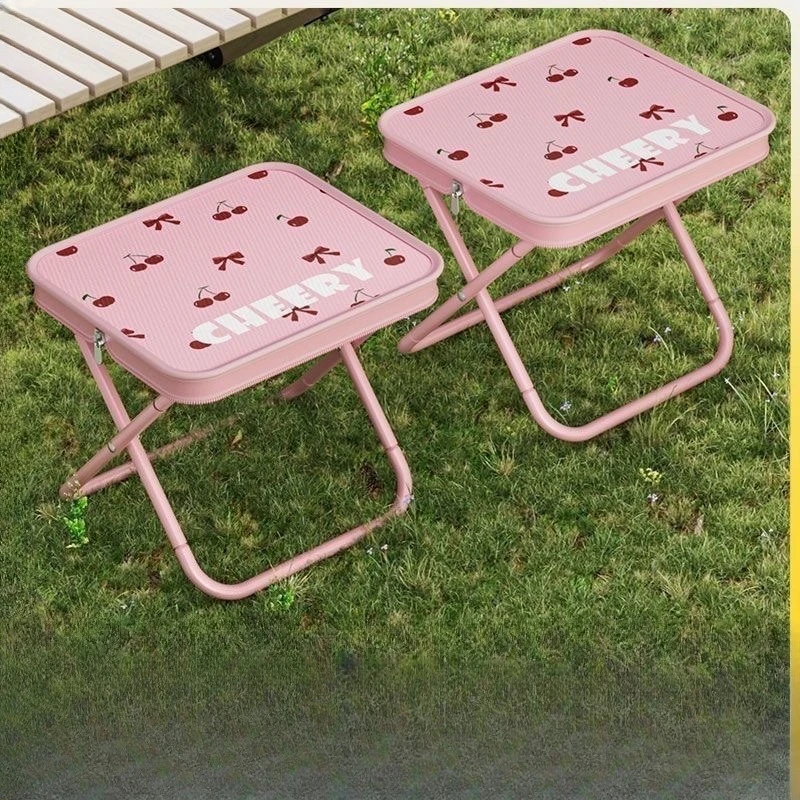 2025 sofisticação viral cadeira portátil para uso ao ar livre saco dobrável fezes estudantes e acampamento grosso oxford tecido fezes