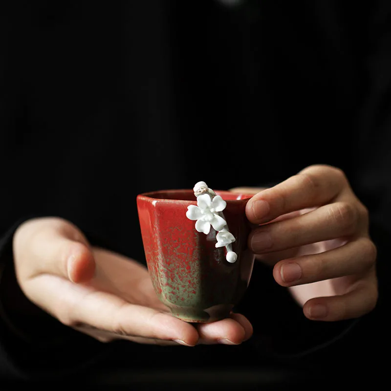 

Чашка Langhong Master ручной работы, персональная специальная одинарная чашка, высококачественная керамическая чашка Langyao, красная чайная чаша, чайная чашка
