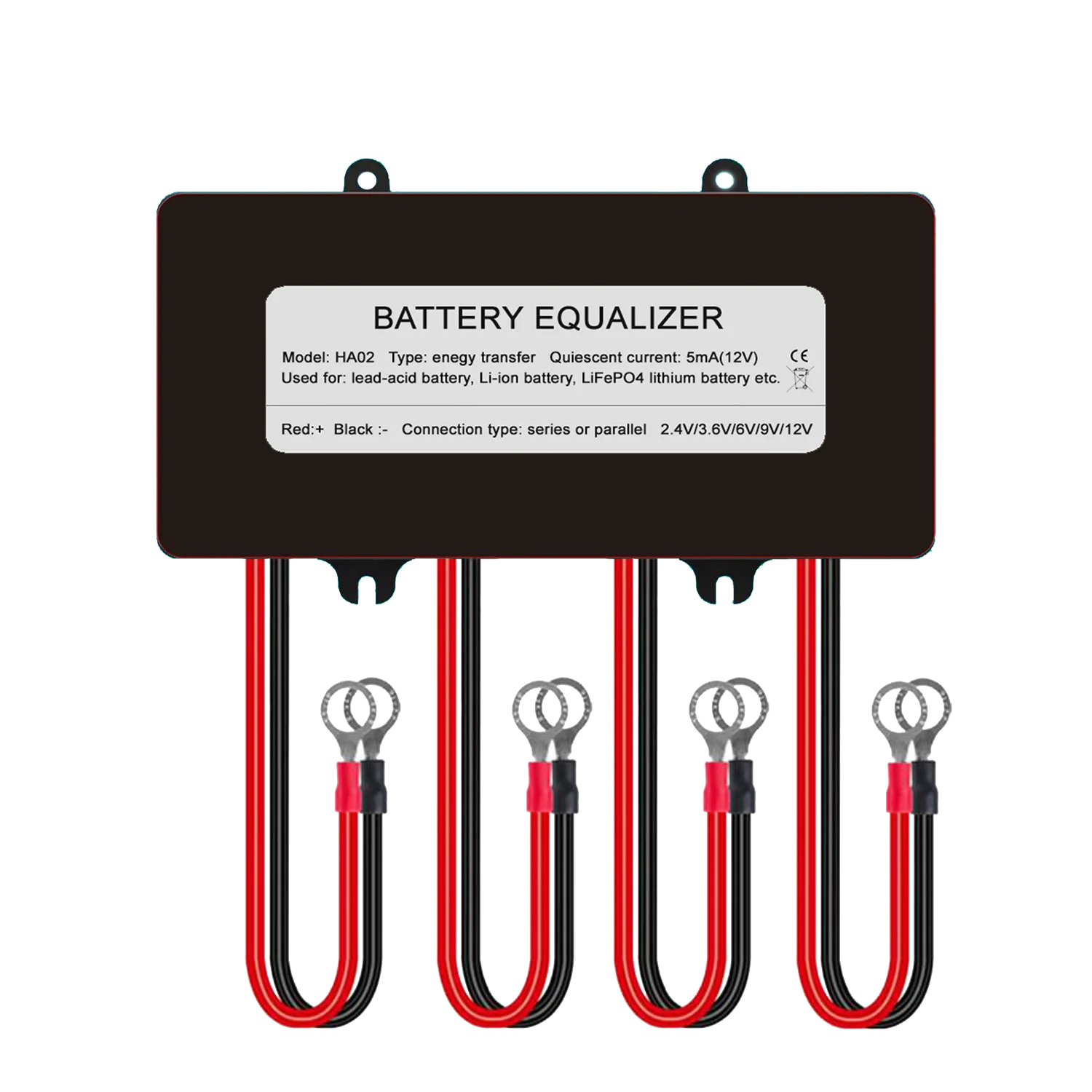ANGUI HA02 HC02 Batterijen Voltage Equalizer Balancer li-ion Loodzuur Batterij Parallelle serie Solar Controller Regulator 48v