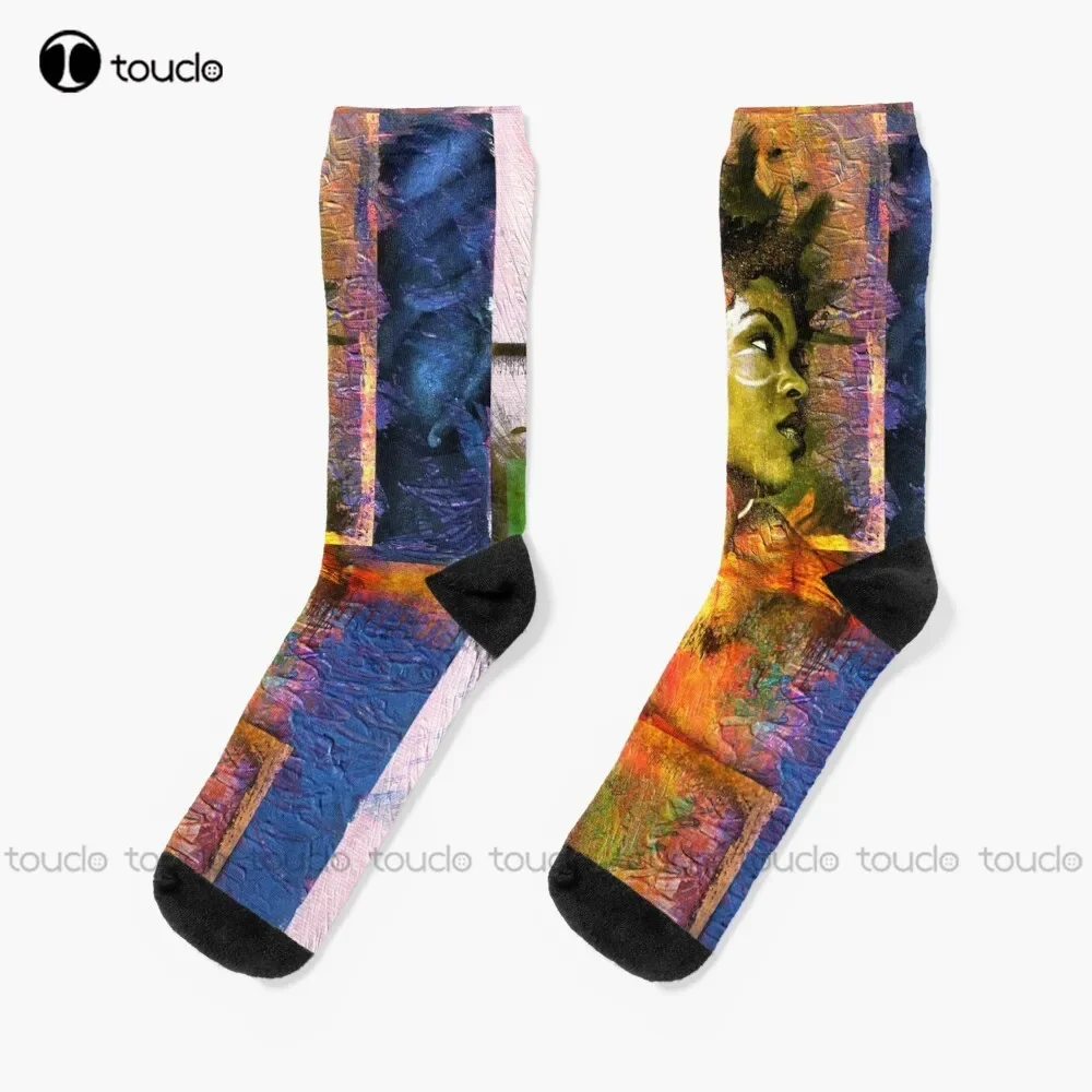 

Miz Educate Lauryn Hill Fugues Hip Hop Socks Boy Socks Christmas Gift Unisex Adult Teen Youth Socks Custom 360° Digital Print