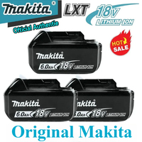 Makita 18V Battery Rechargeable Lithium Battery, FOR Makita 18V 6.0Ah BL1830, BL1850 DTW700 LXT400 Makita Power Tool Battery