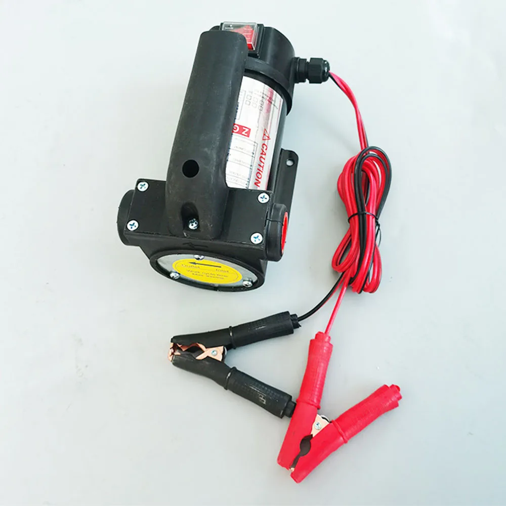 Diesel Fuel Transfer Pump Kit 10GPM 12V DC Portable Electric Self-Priming Fuel Transfer Extractor Applicable for Refueling