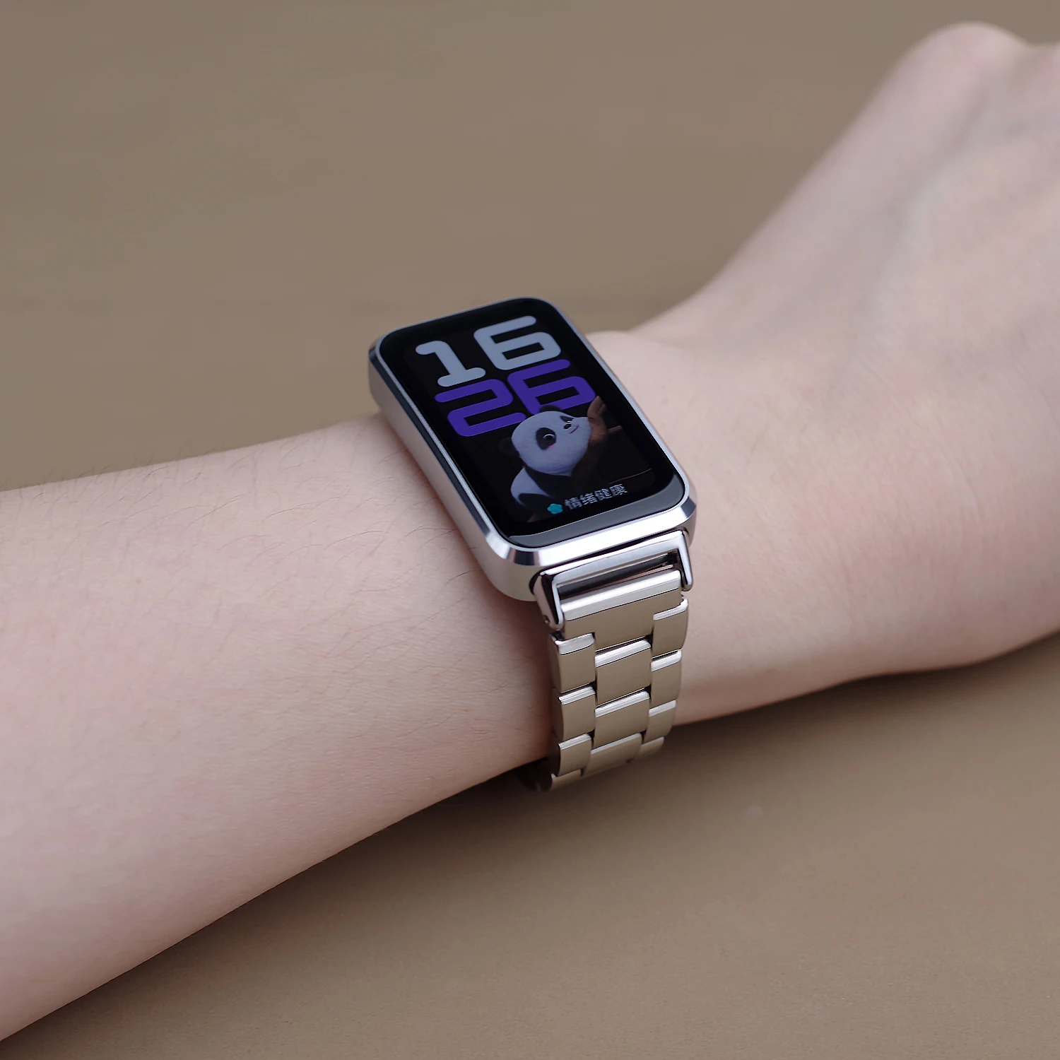 สําหรับ Huawei Band 10 สําหรับ Huawei Band 9 สายนาฬิกาโลหะสําหรับ Huawei Band 8 สมาร์ทวอท์ชสแตนเลสอุปกรณ์เสริม