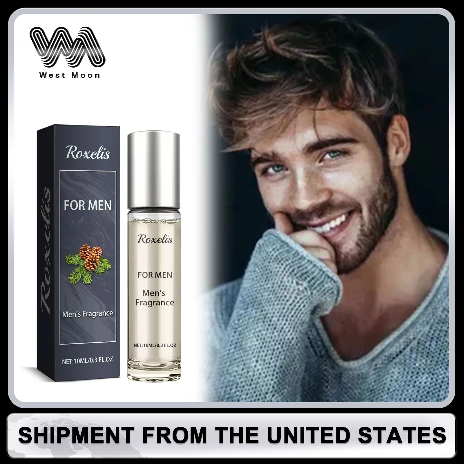 Pheromone Perfume for Men Attract Women Show Charms Confidence Boost Long Lasting Fragrance Odor Remover Sweatproof Male Perfume