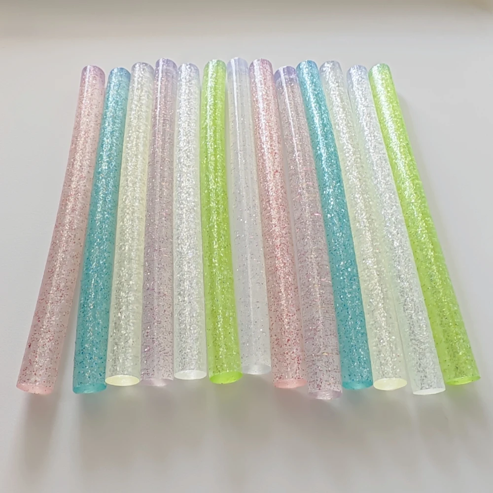 50Pcs/lot Dream Princess Flash color Hot melt glue stick Shiny Star Color DIY Wax seal 7x100mm Mermaid tears