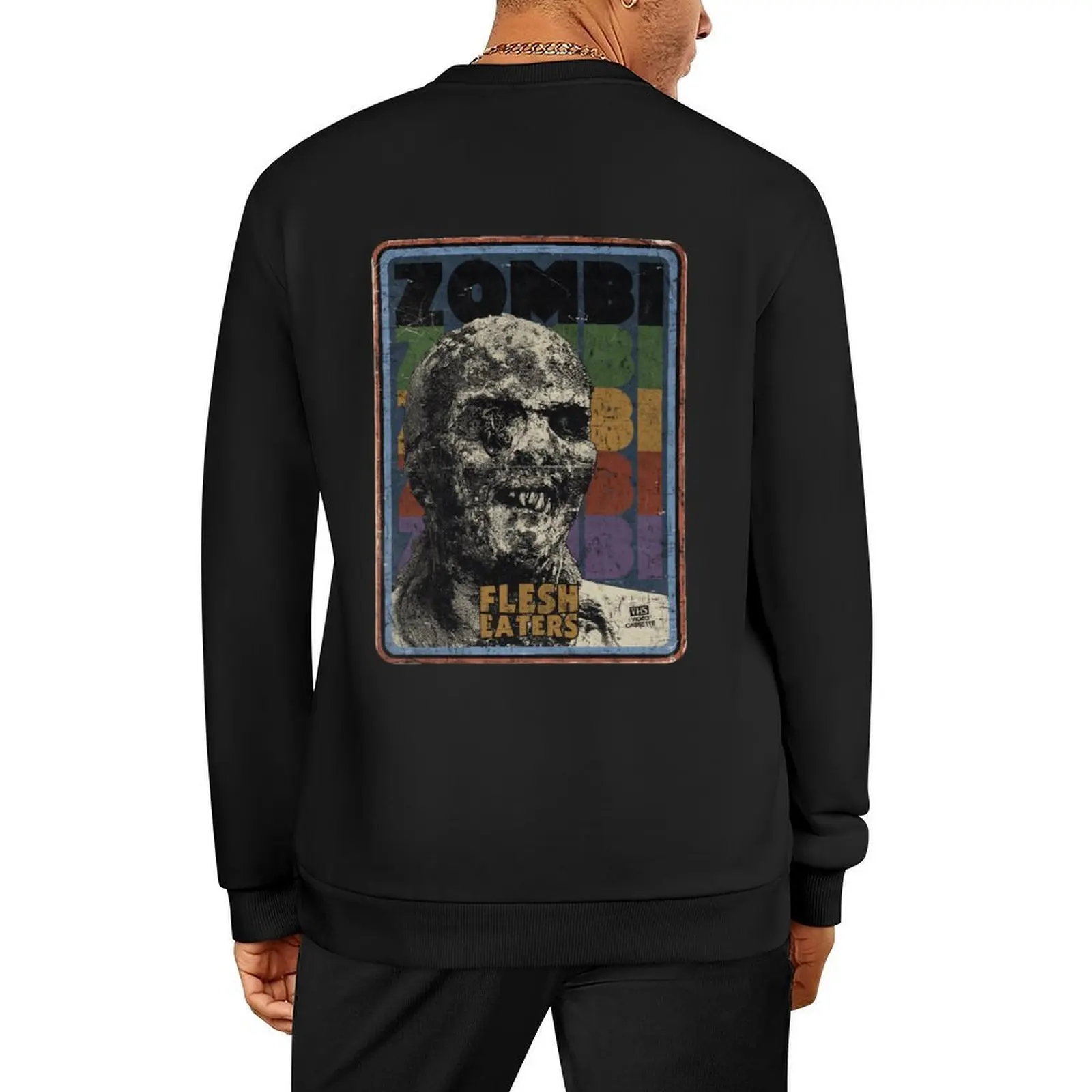 

Zombi (Distressed) Pullover autumn new products winter clothes blouse men's clothing new in hoodies & sweat-shirt
