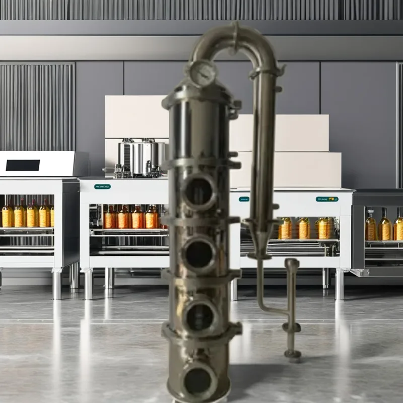 6in SUS304 العمود النحاسي Disti llation ملحقات المعدات مضخة جديدة للمشروبات Alc ohol Distiller Manufacturing