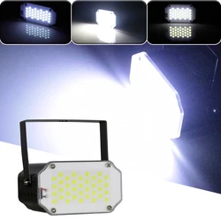 YUER 36 LEDSMD White Strobe Lights Disco DJ Party Holiday Christmas Music Club Bar Sound Activated Flash Stage Lighting Effect