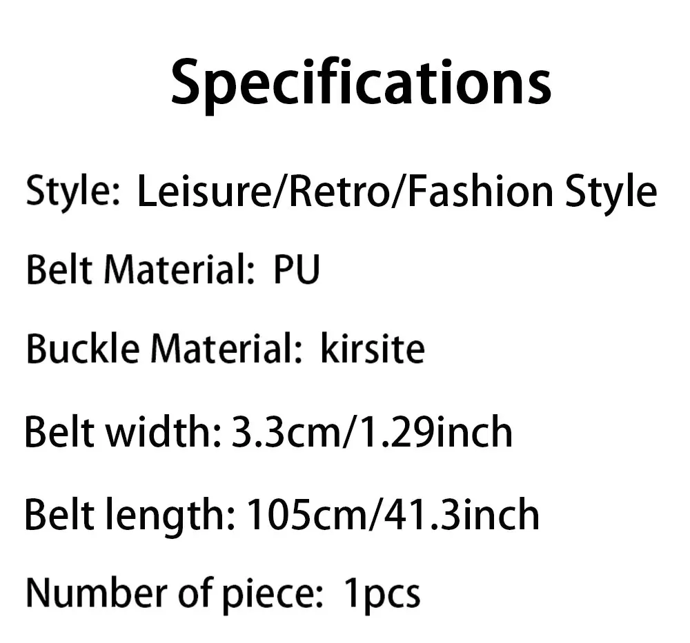 Damengürtel Trend Retro Schlangenschnalle Gürtel Mode Lässig Pu-Ledergürtel mit Kleid Jeans Gürtel Geschenk für Frauen und Freundin – Detail 1