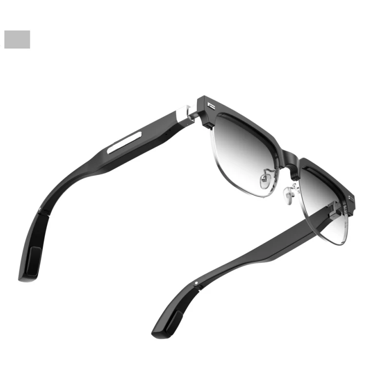 Upgraded New Bone conduction bluetooth glasses polarized smart sunglasses can be anti-blue light vs CY01 waterproof BT glasses