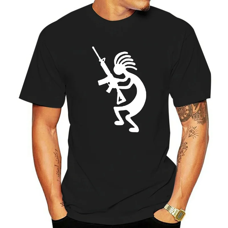 Ar15 Ar-15 Kokopelli T-Shirt Tee Shirt S M L Xl 2Xl 3Xl Cotton Gun Rights Custom Print Tee Shirt