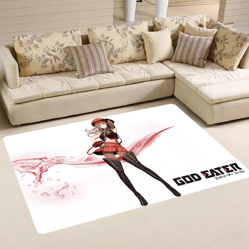 Home Game G-God Eater Alisa House Entrance Mat Aesthetic Room Decoration Balcony Rugs Kitchen Rug Carpets Foot Carpet Door Mats