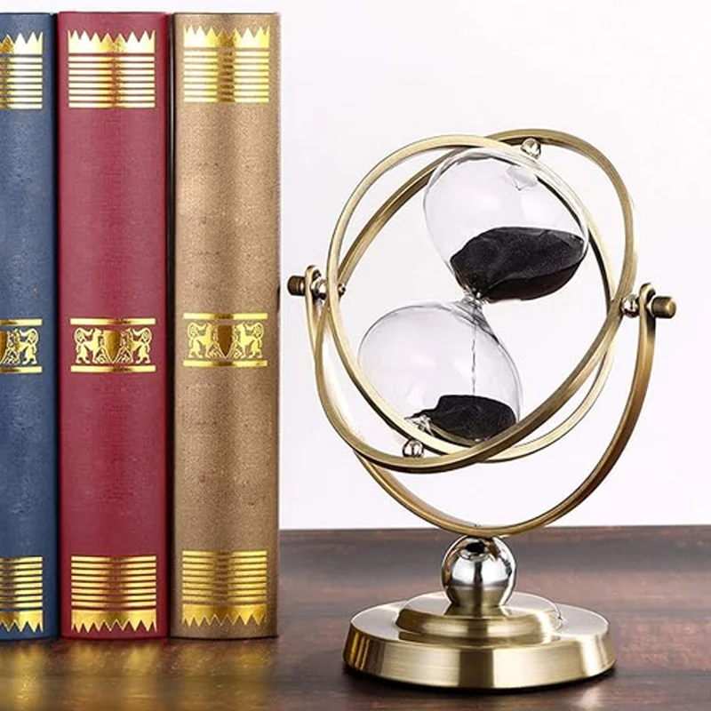 60 Minute Global Timer Retro Hourglass European Style Luxury Home Decor Classical Timekeeper Office Sandglass Sand Clock Gifts