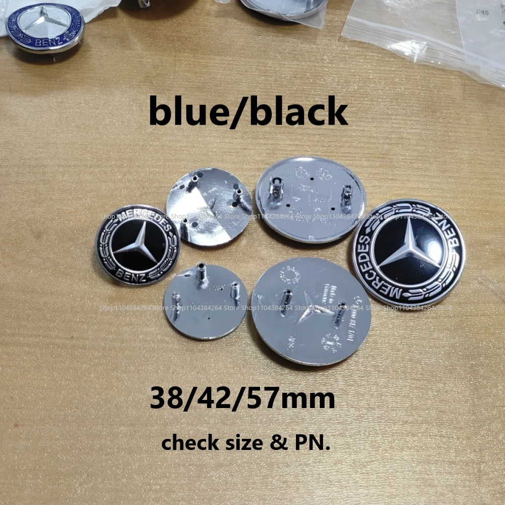 

1pcs 38/42/57mm Car Front Hood Emblem Badge Bonnet For Mercedes Benz W204 W205 W177 W212 W213 W221 W246 GLA GLC CLA Accessories