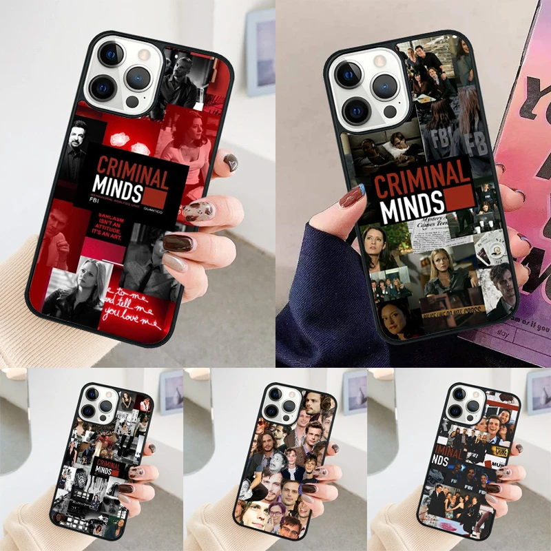 Criminals Minds TV phone case Cover For iPhone 14 15 16 Pro Max SE 2020 coque For apple 11 12 13 Pro Max Mini 7 8 Plus