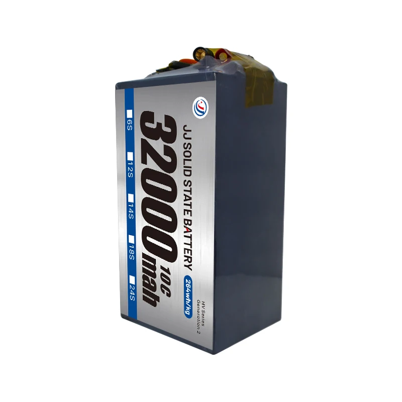 Large Scale 6S RC Semi-Solid State 32000mAh Lithium Ion Battery Pack Quadcopter   Agriculture   Aircraft