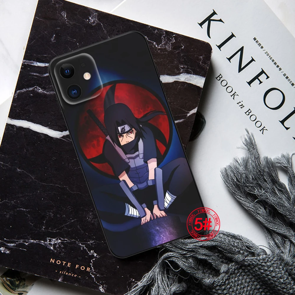 Мягкий силиконовый чехол для телефона uchiha madara с аниме для iPhone 15 14 Plus 13 12 11 X XS XR Pro Max Mini 8 7 Plus