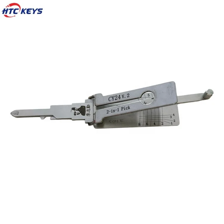 CY24 2 in 1 Auto Lock Pick Set Locksmith Tool Open Car Door Tool