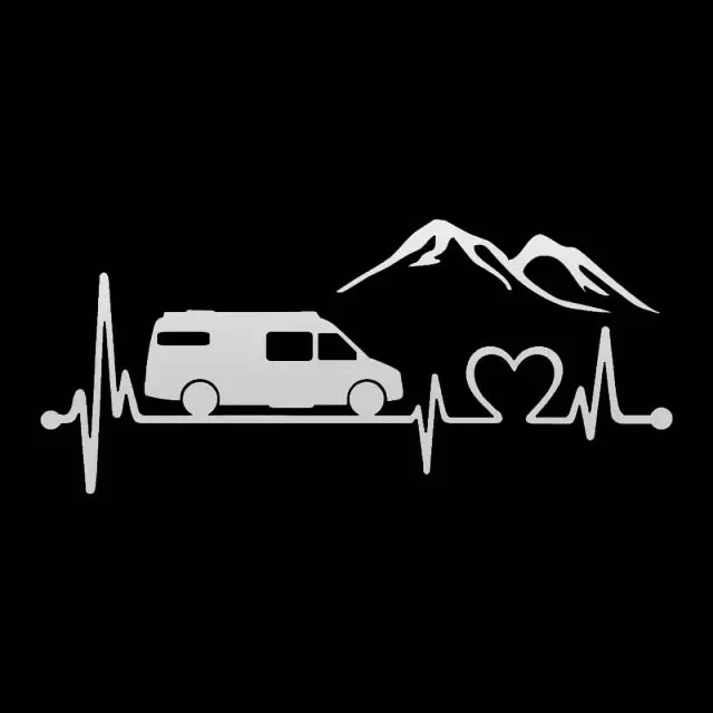 Sprinter Camper Van Die-Cut Vinyl Decal Car Sticker Waterproof Auto Decors on Car Body Bumper Rear Window Laptop 20cm*9cm