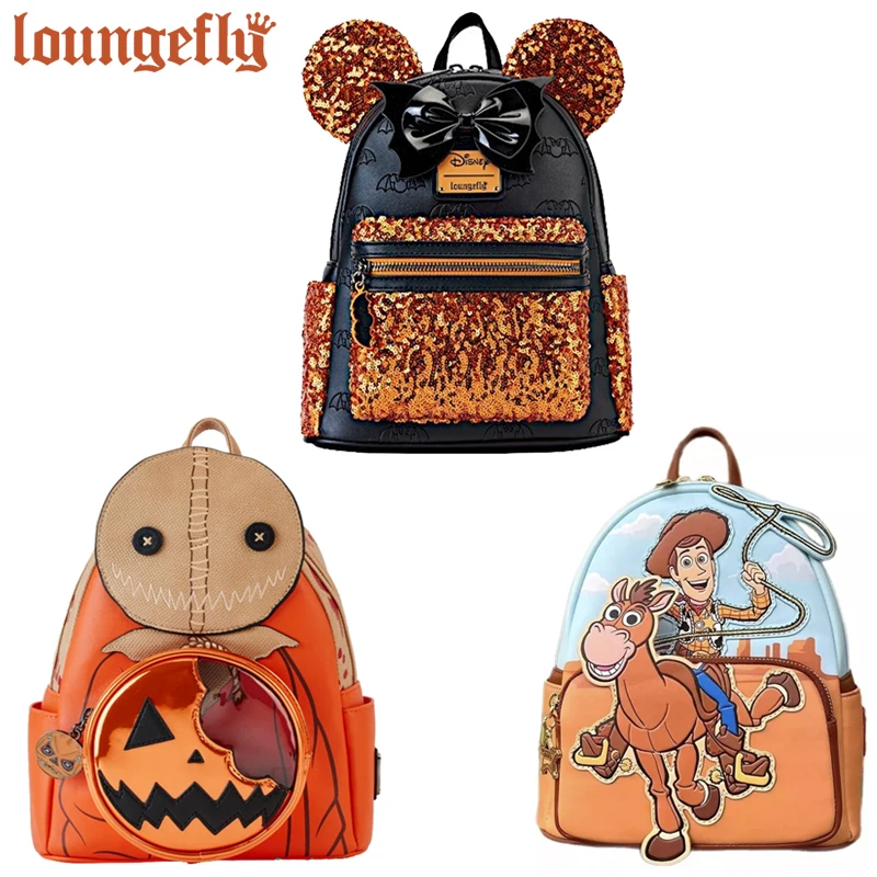 

Loungefly Halloween Disney Minnie Mouse Sequins Mini Backpack Wallet