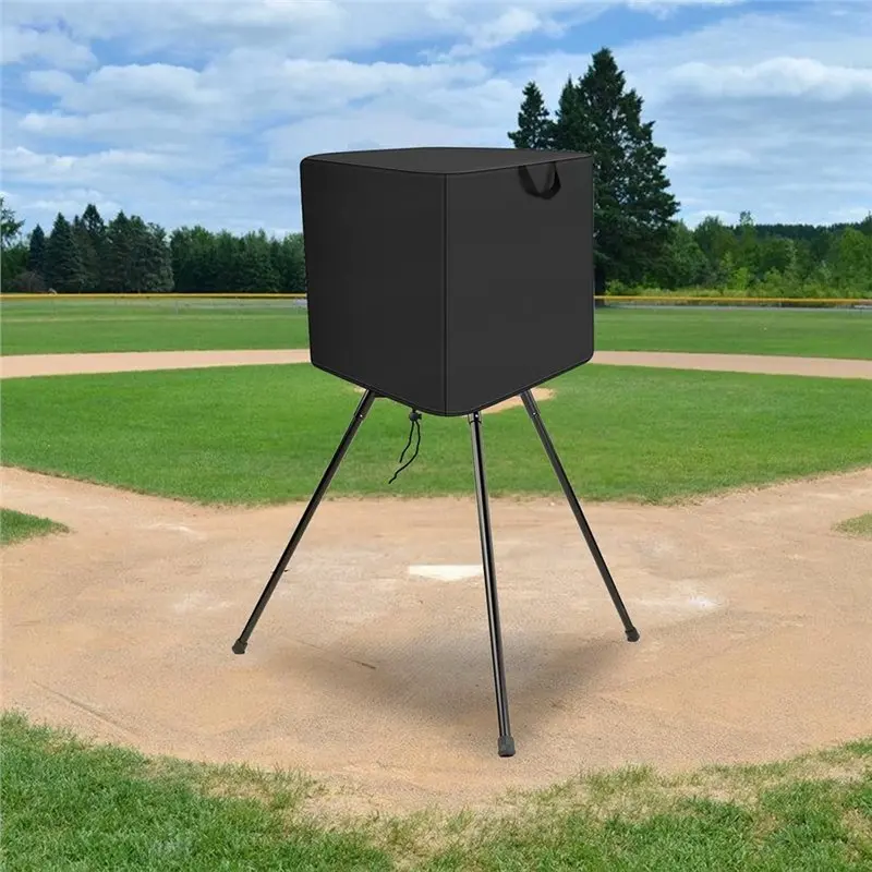Pitching Machine Cover, Waterproof 420D Oxford Outdoor Softball Baseball Pitching Machine Dust Covers