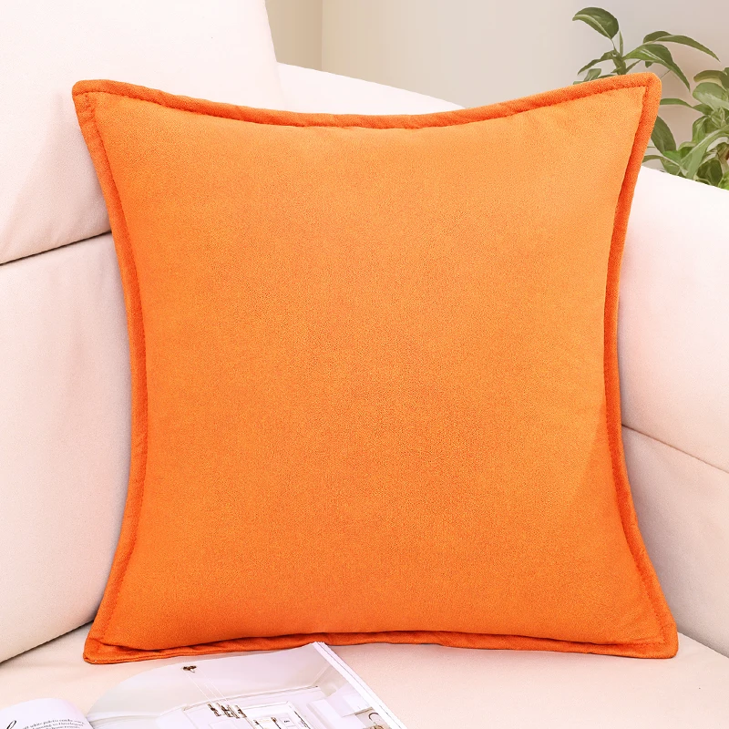 Kitinjoy หมอนกันน้ํา 50X50 สําหรับโซฟาตกแต่งห้องนั่งเล่นห้องนอน Cat-Scratch PROOF เบาะรองนั่งปลอกหมอนสีทึบ