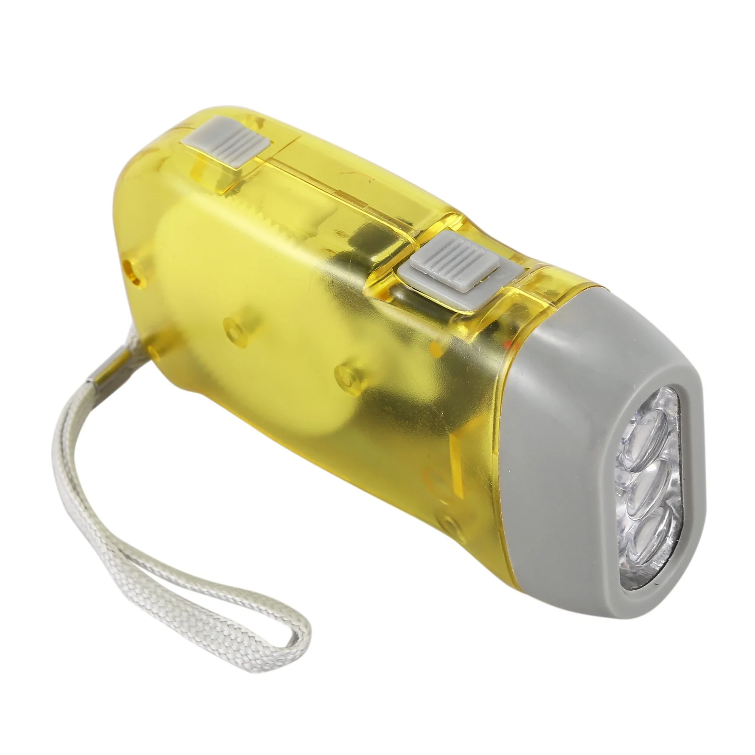 ไฟฉาย LED 3 Dynamo แบบไขลานได้ใช้กดมือหมุนสำหรับตั้งแคมป์