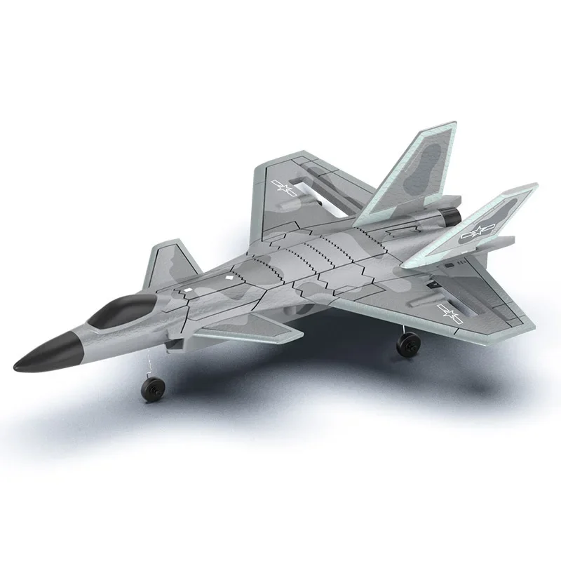 Télécommande foetale Der Foam J20 Fighter J-20 avion RC à 4 canaux avec feux de navigation LED Epp Foam Material Kid's Outdoor Toy