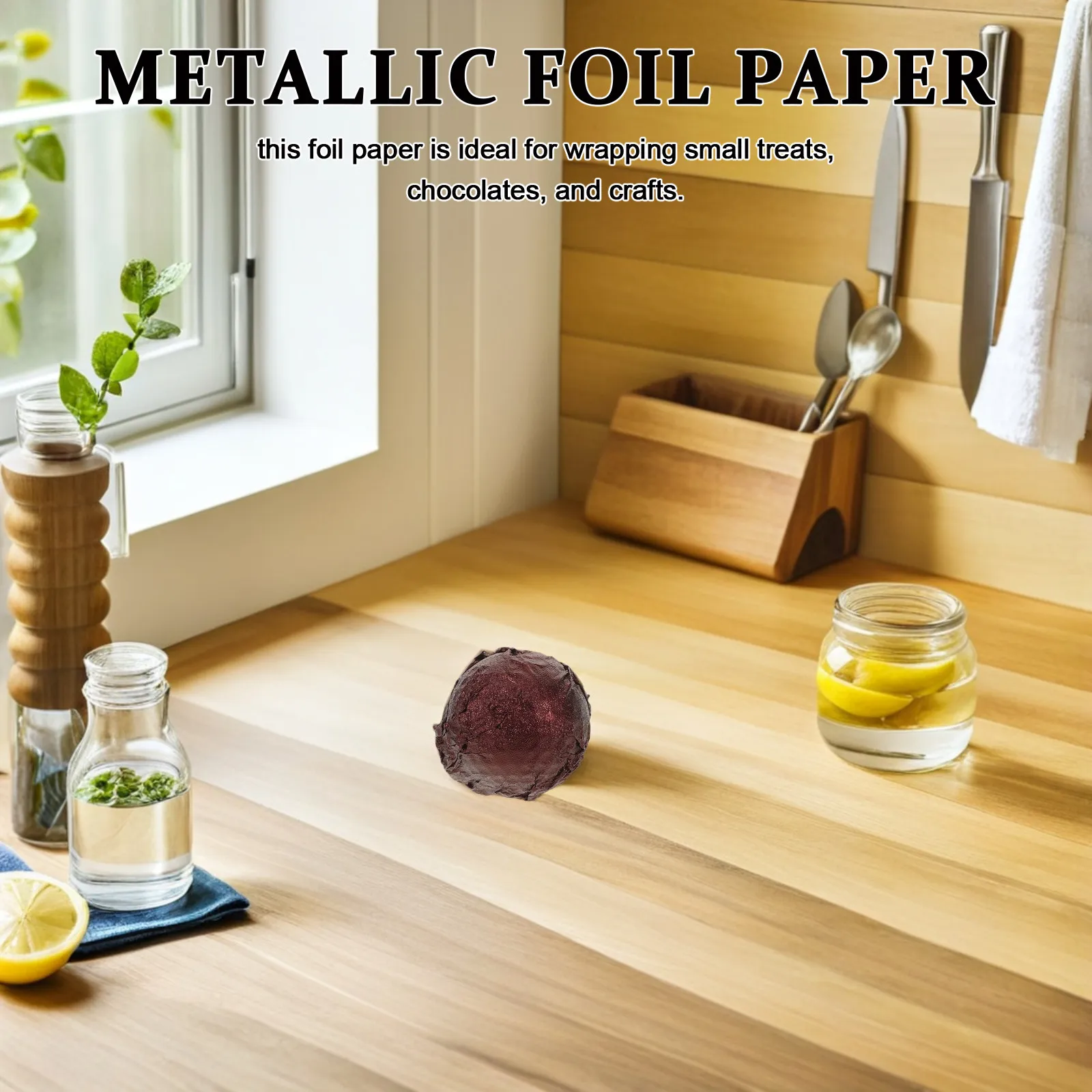 300Pcs Aluminum Foil Chocolate Wrappers Embossed Colored Square Foil Sheets Tightly Wrapping Food Candy Packaging Decoration