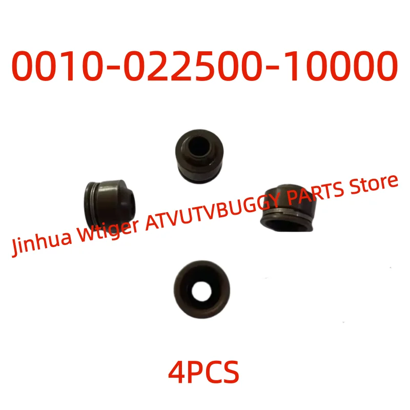 

2 пары (4 шт.) оригинальных уплотнительных колец клапанного стержня 0010-022500-10000 для квадроциклов CF 450 550 600 850 1000 куб. см, запчасти для ATV UTV Cforce