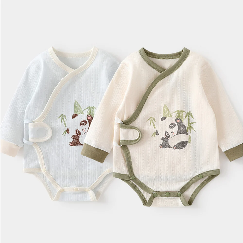 

Newborn Baby Girl Clothes Cotton Cute Animal Print Spring Autumn Baby Boy Rompers Long Sleeve Infant Bodysuits 2026
