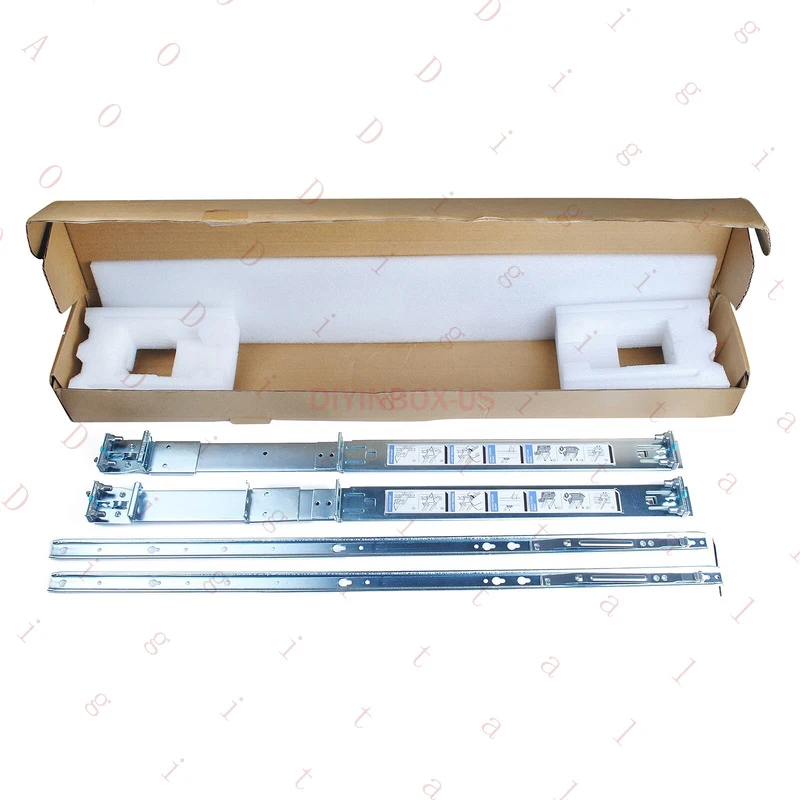 GQ-   For Dell PowerEdge R640 R440 R6415 Server 1U Static Ready Rails Rail Kit 053D7M
