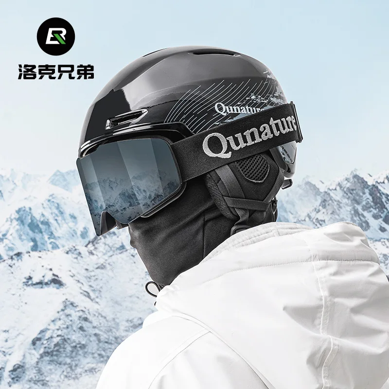 Ski Helmet Protective Gear Snowboard Double Board Head Protection Helmet Warm Outdoor Camping Snow Men's and Women's Models