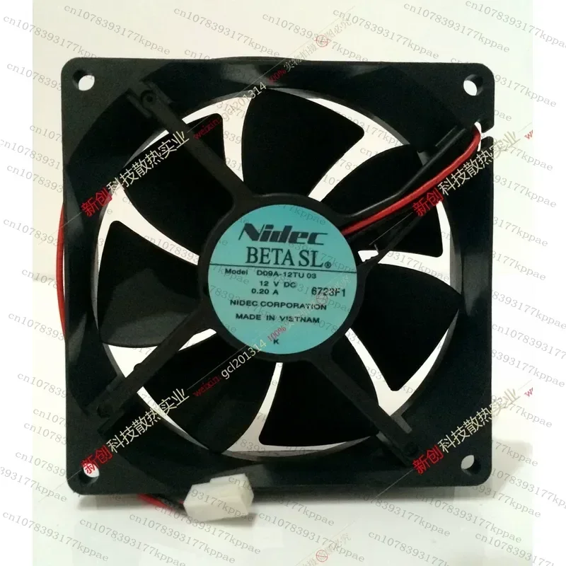 1PCS for Fuji Inverter Fan D09A-12TU 03 for 5000G11 P11 Series 22KW Original Imported Cooling Fan