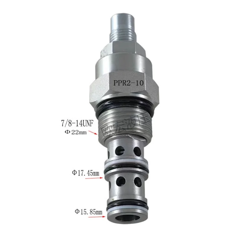 Pressure reducing valve PPR2-10 excavator motor pilot oil pump,   PBDB pressure valve