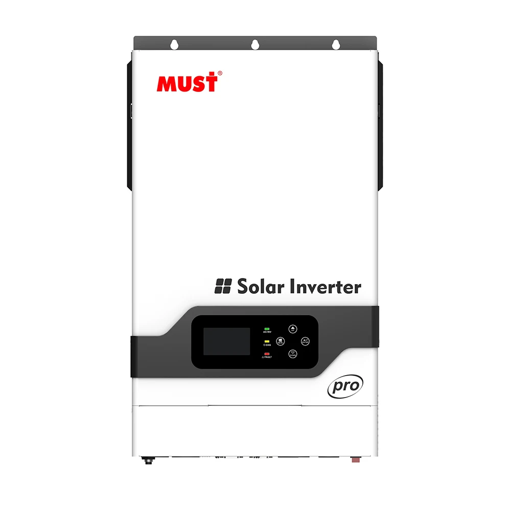 MUST inverter PH18-3024 PRO 3000w pure sine wave high frequency 3kw solar hybrid inverter and power wall