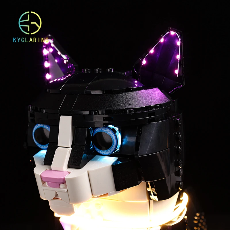 Kyglaring Light Kit For 21349 Tuxedo Cat Building Blocks LED Kit Toys (NOT Include the Model)