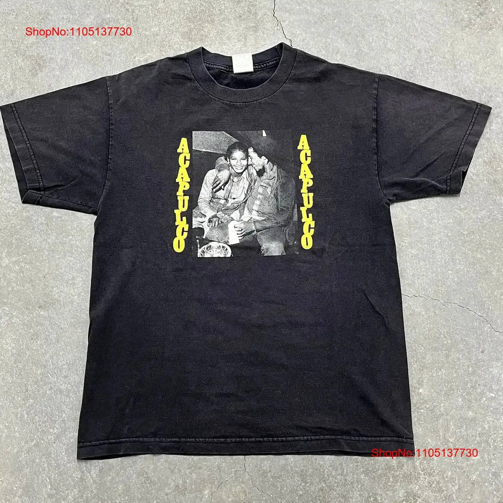 Acapulco Gold Bob Marley camiseta talla M vintage lavado estirado Top para uso diario ropa ligeramente de diseñador moda suave