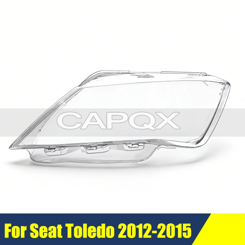 

Front Bumper Headlight Cover For Seat Toledo 2012-2015 Cover Shell Shade Head Lamp Glass Head Light Lens Caps