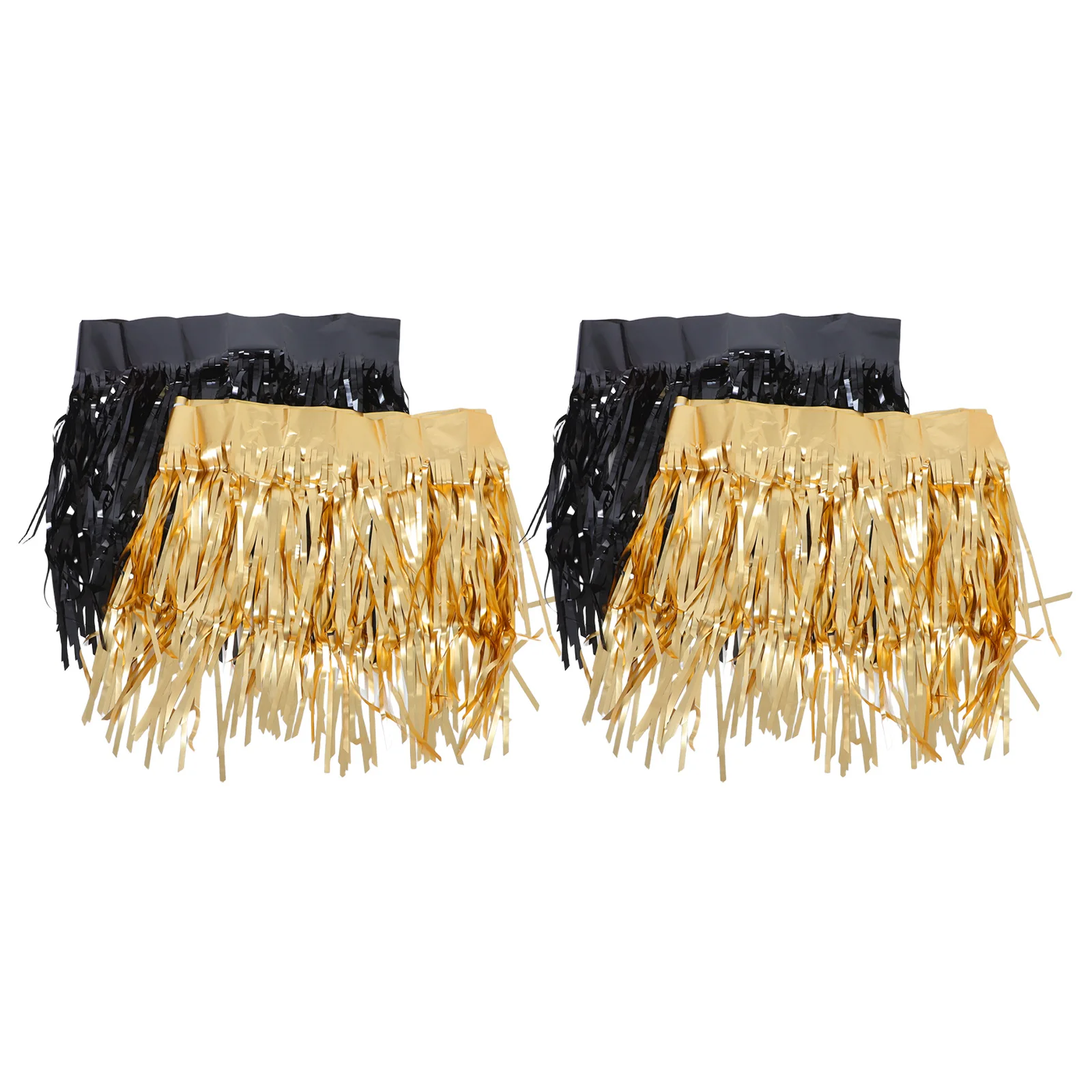 

4Pcs Birthday Fringe Garland Tinsel Party Streamers Backdrop Hanging Decoration Wedding Photo Booth 200x50cm Party Streamers