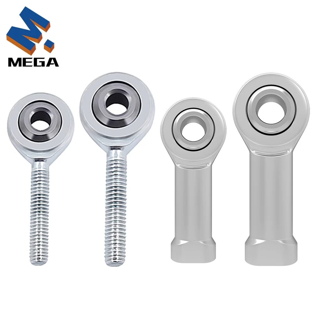 

12pcs M3 M4 Fisheye Ball Bearings Rod Ends Joint Thread Female Ball Bearing SI4T/K SI3T/K Fish Eye Part 3D Printer Parts