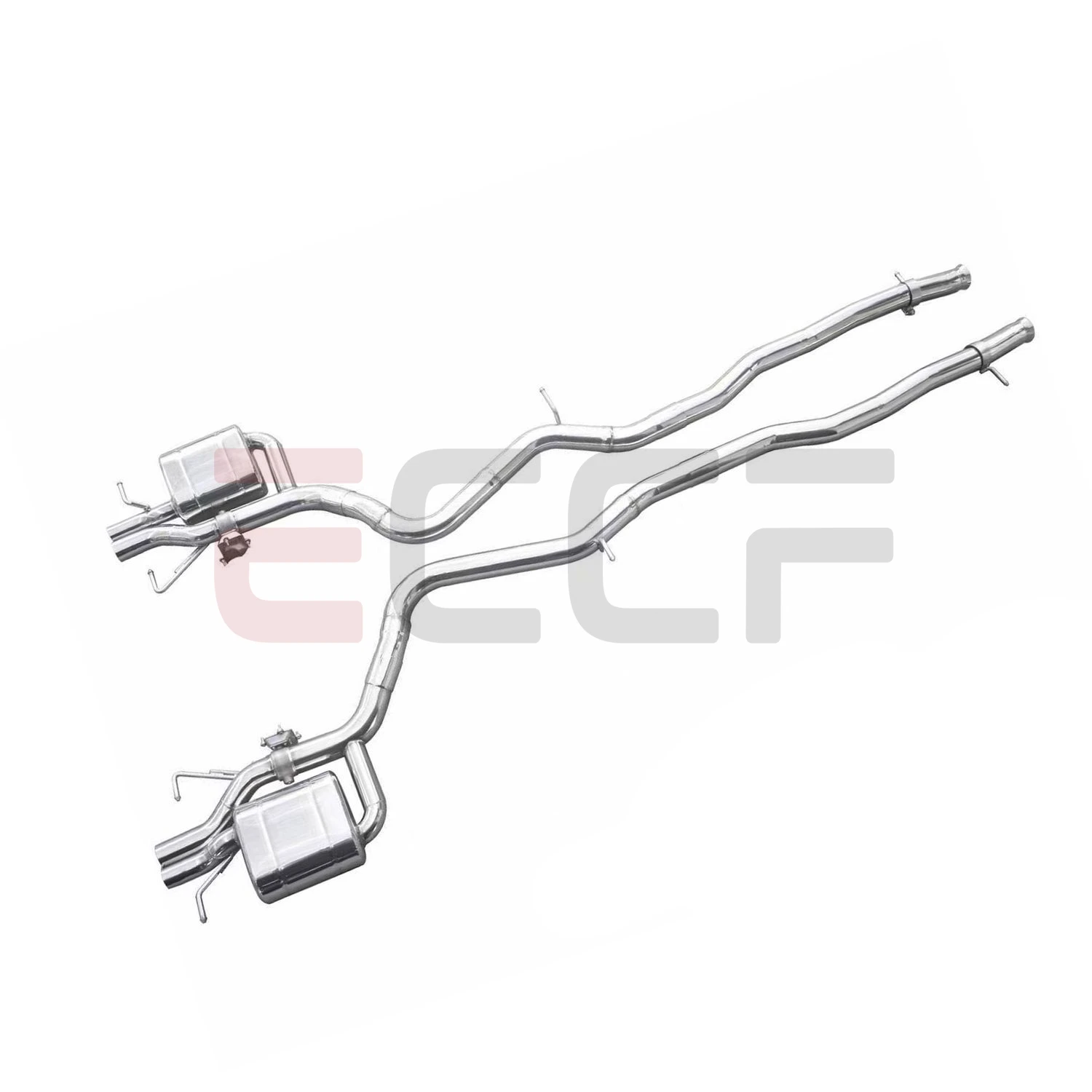 Sporty Stainless steel Catback Exhaust FOR Mercedes S63 W222 5.5T Aggressive Exhaust Sound Plug and Play Performance Upgrade