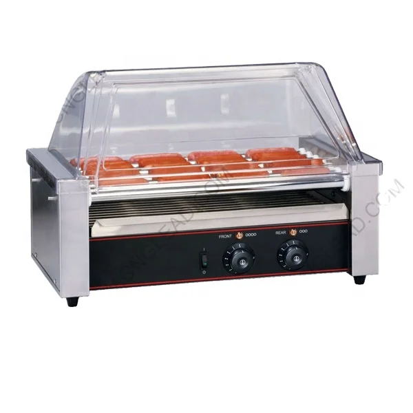 

fast food machines CE&RoHs Approved Electric/Gas rolling hot dog grill