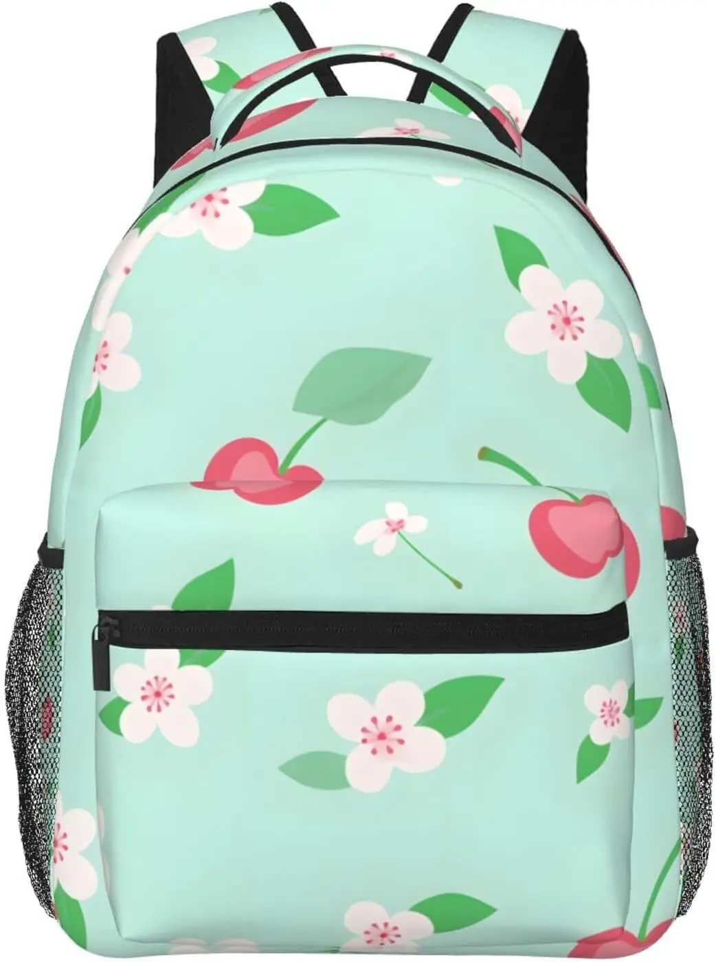 

laptop bag back to school Cute Flowers Cherry Lightweight Laptop Backpack Lightweight Multipurpose Travel Casual Daypack Unisex